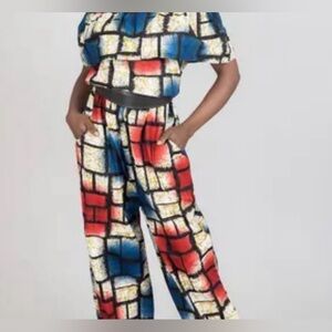 Vibrant Abstract Women's Jumpsuit